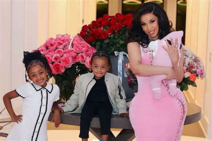 Cardi Bs Daughter Kulture Gushes Over Perfect Baby Brother In Video Hollywood Life
