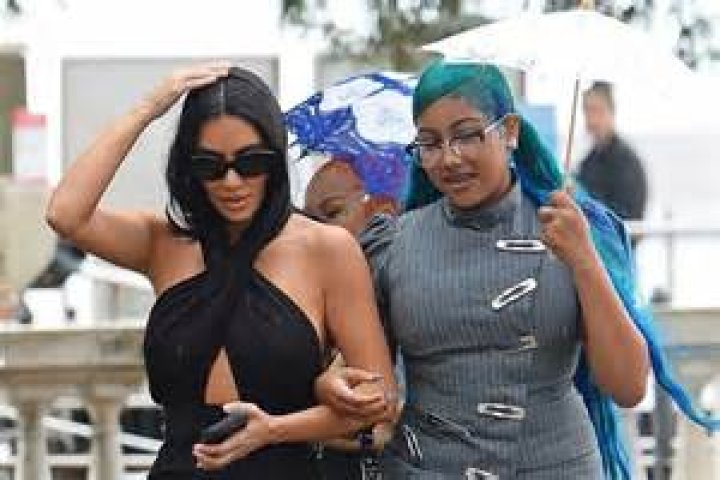 Kanye Wests Wife Bianca Holds Hands With North West at Disneyland Hollywood Life