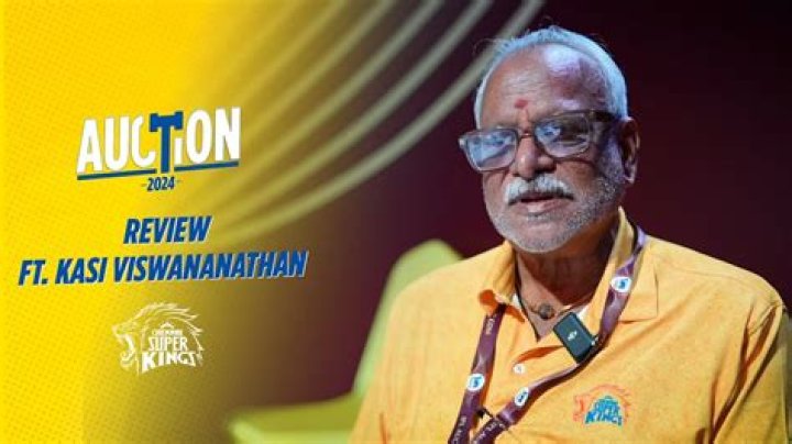 Kasi Viswanathan CSK Wiki, Biography, Age, Wife, Children, Net Worth