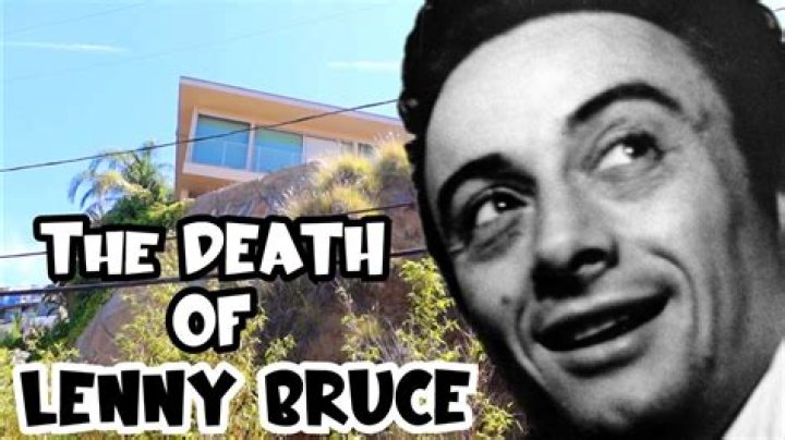 Lenny Bruce - Death, Movie & Wife ·