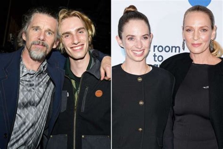 Levon Roan Thurman-Hawke- Youngest Son Of Uma Thurman And Ethan Hawke ·