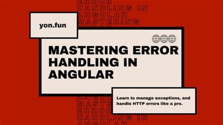Master Error Handling In Dataframe Iterations
