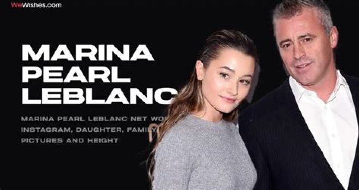 Matt LeBlanc's Daughter Marina Pearl LeBlanc Share Strong Father-Daughter Bond! Know More Of Her Per ·