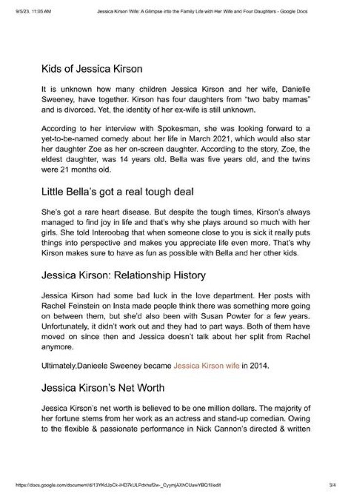 Who Is Jessica Kirson? Her Wiki, Parents, Relationship Details, & Net Worth